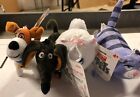 The Secret Life Of Pets Plush Clips, LOT Of All 4 Figures To Relive The Magic 
