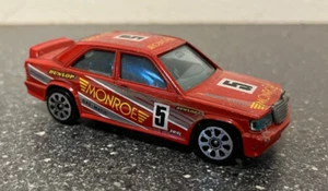 Vintage Bburago 1:43 Mercedes 190E Monroe Racing Diecast Car - Made in Italy - Picture 1 of 6