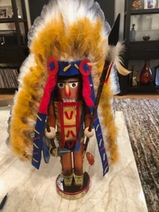 Steinbach Sammlung Chief Sitting Bull Nussknacker - 22" hoch - Bild 1 von 4