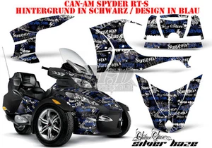 KIT DE DECORACIÓN DE CARRERAS AMR CAN-AM RYKER SPYDER RS,RT/RT-S,F3 SILVERSTAR SILVERHAZE B - Imagen 1 de 9