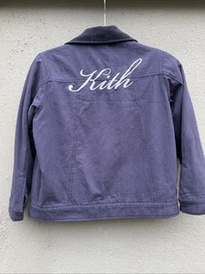 KITH BLUE JACKET CORDUROY COLLAR 10-11 - Picture 1 of 12