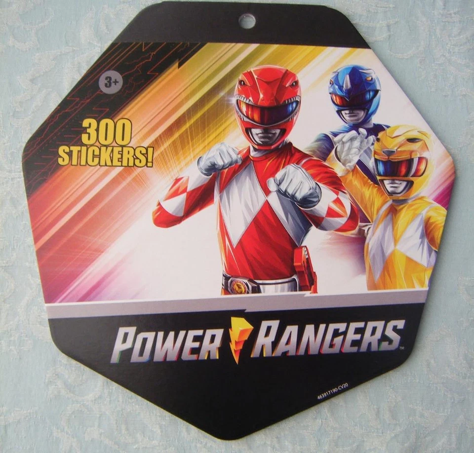 Nuevo folleto adhesivo Power Ranger 300ct 8 páginas nuevo Foto 1 de 1