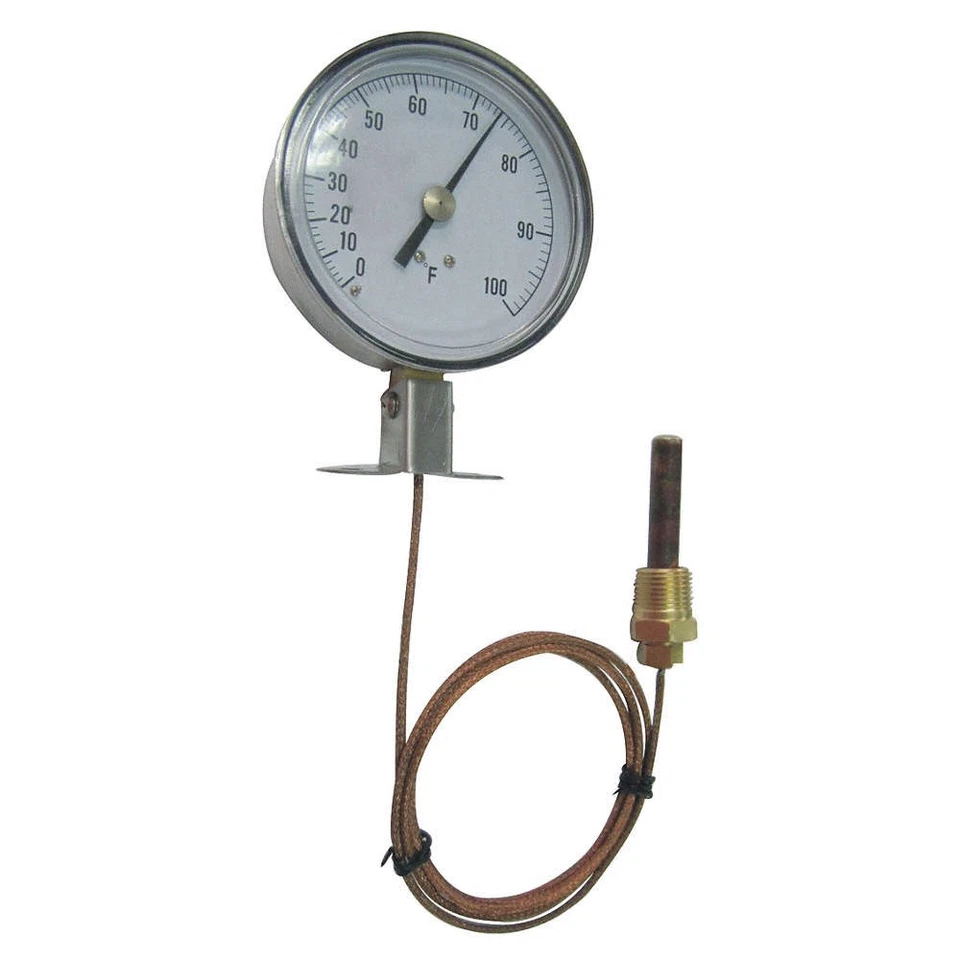 Termómetro Mt Panel Analógico 12U607 Aprobado por Grainger, 30 a 240F 12U607 Foto 1 de 1