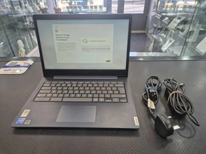 Lenovo IdeaPad 3 (14IGL05) Chromebook, 14-inch 4GB RAM, 64GB HDD,Used (Shop1012) - Picture 1 of 18
