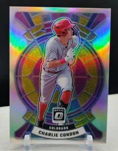 Vitral Charlie Condon SSP 2025 Donruss #15 CASE HIT RC Colorado Rockies - Imagen 1 de 2