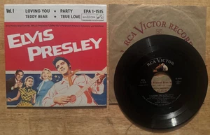 45 7" EP ELVIS PRESLEY LOVING YOU RCA EPA 1-1515 - Picture 1 of 2