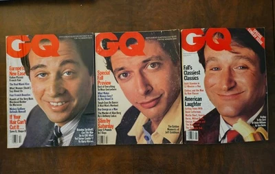 GQ Gentlemen's Quarterly Magazine July, Aug  and  Oct 1985 - Image 1 of 4