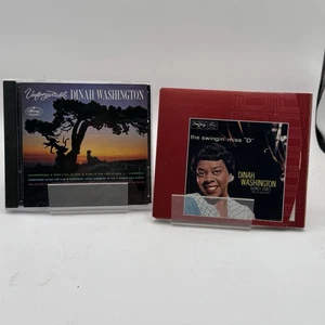2FER Swingin Miss D & Unforgettable by Dinah Washington 2CDs VG- & G - Picture 1 of 4