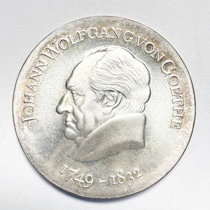 20 marcos RDA 1969 Goethe plata - Imagen 1 de 3
