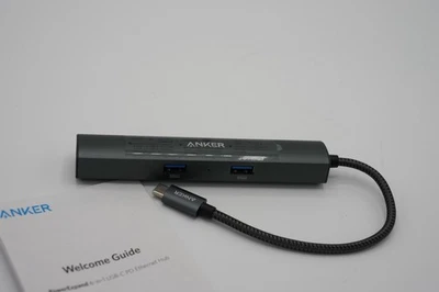 Anker PowerExpand 6-in-1 USB-C PD Ethernet Hub Series 5 4K HDMI Model A8365 New - Image 1 of 4