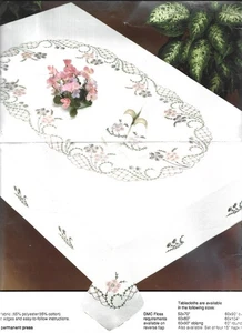 Daisy Lace 4 Napkin Bucilla Loop Stitch Embroidery Kit #403381 - Picture 1 of 1