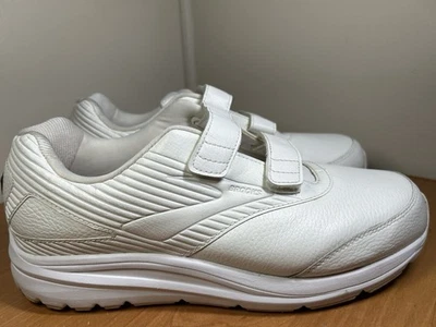 Zapatillas Brooks Addiction Walker Para Hombre Talla 12 (Anchas) Correa para Caminar Blancas - BONITAS Foto 1 de 4