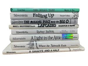 Lot of 8 Children Poetry Books by SHEL SILVERSTEIN HC DJ Illustrated - Picture 1 of 1