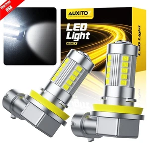 AUXITO H11 H8LED Fog Bulbs Conversion Kit Low Beam Bright 6000K White 1-10Pair - Picture 1 of 26