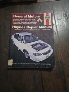Haynes Repair Manual 38026 General Motors Chevrolet Oldsmobile Malibu Grand Am - Picture 1 of 2
