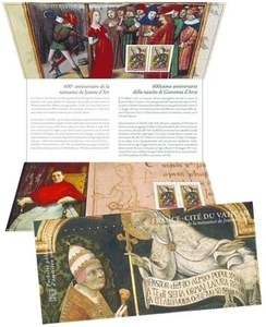 2012 Giovanna d'Arco - Francia+Vaticano - mixed folder - Picture 1 of 1