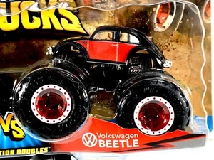 WILD: Volkswagen Beetle vs Bus, Hot Wheels Monster Trucks, 1:64, 3+, NEW - Picture 1 of 5