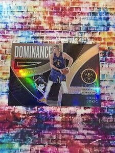 2021-22 Panini Prizm Basketball Nikola Jokic Dominance Silver Nuggets #16