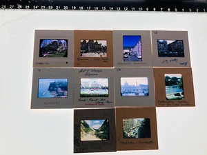 Lote de 10 Diapositivas Fotográficas VINTAGE 35mm COCHES CLÁSICOS COCHES ANTIGUOS VINTAGE - Imagen 1 de 10