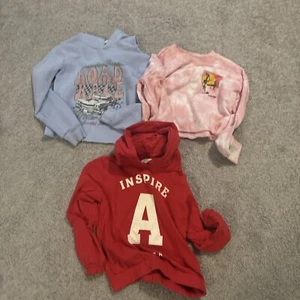 Gap Kids Girls Size Small 7-8 Sweatshirts GAP, H&M, Tillys Lot Of 3 - Picture 1 of 8