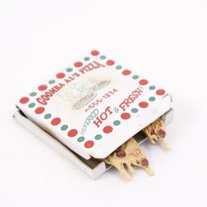 Miniature 2" Pizza with Slice & Box Diorama Prop Action Figure Accessory (500492 - Bild 1 von 3