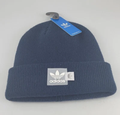 ADIDAS UNISEX GORRO INVIERNO AZUL MARINO CAPAS LA MARCA CON LA ETIQUETA DE 3 RAYAS Foto 1 de 4
