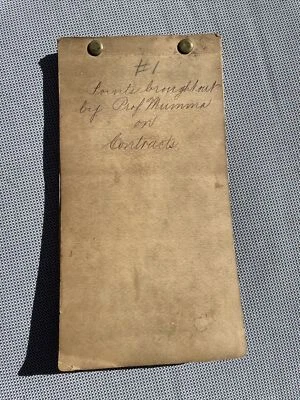 manuscript points brought by Professor Mumma on Contracts Kennedy estate  - Image 1 of 4