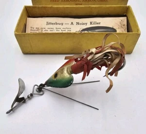 Vintage Arbogast Hawaiian Wiggler Lure #2 In Original Box - Picture 1 of 9