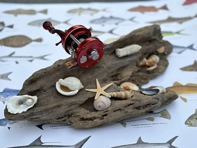 Red Ambassadeur 5000 Vintage Reel Desk Art.  Great Gift Idea! - Image 1 of 4