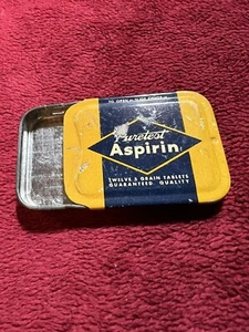 Vintage Puretest Aspirin Container Tin, Rexall Stores United Drug Co. - Picture 1 of 4