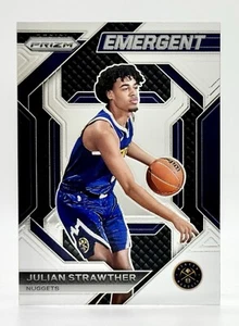 2023-24 Panini Prizm Emergent #21 Julian Strawther RC Denver Nuggets - Picture 1 of 2