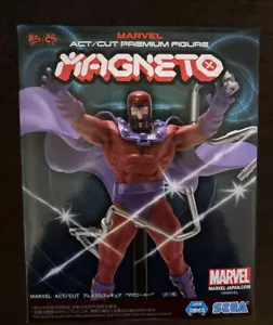MARVEL COMICS ACT/CUT Premium Figure Magneto Multicolor Anime SEGA - Picture 1 of 5