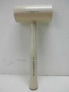 Mazo de madera de nogal C S Osborne 90-3 talla n.o 3 nuevos - Imagen 1 de 3