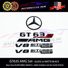 Gt63s Amg V8 Biturbo 4Matic+ Star Emblem Black Badge Combo Set Mercedes X290