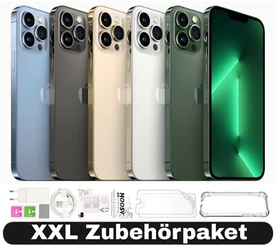 Apple iPhone 13 Pro Max - 128 256 GB - Silber Blau Graphit Grün - 100% Batterie - Bild 1 von 4