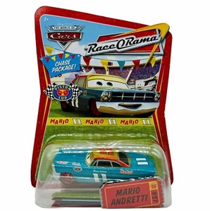 Disney Pixar Cars Mario Andretti #97 Chase Package Race-O-Rama Diecast - Picture 1 of 5
