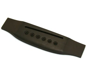 GB-0850-0E0 Ebony Acoustic Guitar Bridge Slightly Oversized - Picture 1 of 1