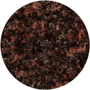 24'' Round All-Weather Granite Restaurant Table Top in Uba Tuba Finish - Picture 1 of 6