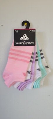 Adidas Women's 6-Pairs Superlite No Show Socks. (170). - Image 1 of 4