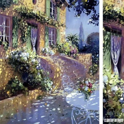 MAISON PROVENCALE 24W"X30H" de LAURENT PARCELIER - LONA DE CARRETERA PARA JARDÍN DELANTERO HOGAR Foto 1 de 4