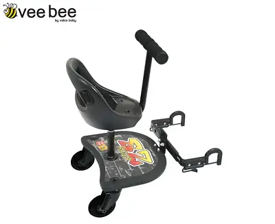 NEW Veebee (Valco) EZ Rider Sit / Stand Skate Glider Board - Black • 200.36$