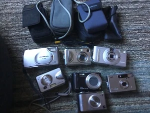 DIGITAL CAMERAS X7 - Fujifilm - Casio - LUMIX - Olympus - Konica - Faulty/Repair - Picture 1 of 16