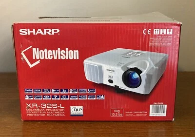 Sharp XR-32S-L DLP Projector 2600 ANSI HD 1080i/p NO REMOTE APPEARS UNUSED Read! - Image 1 of 4