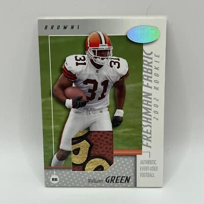 2002 Leaf Certified William Green #113 /800 Freshman Fabric - Image 1 of 2