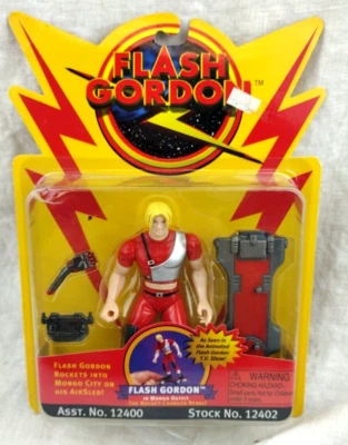 Figura de acción de colección Playmates Flash Gordon in Mongo Outfit 1996 NUEVA SELLADA Foto 1 de 2