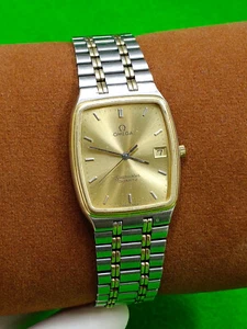 vintage Omega Seamaster watch Quartz 7 Jewels Date Indicator - Picture 1 of 21