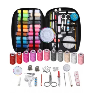 126Pcs Sewing Kit Scissors Needle Thread For Home Stitching Hand Sewing Tool - Picture 1 of 9