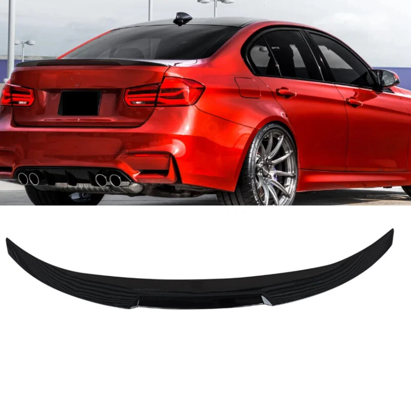 Gloss Black Rear Trunk Spoiler Wing For 2012-2018 BMW M3 F80 F30 3 Series Sedan  Foto 1 de 4