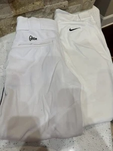 Pantalones de juego de práctica de béisbol Nike & Gator para hombre talla mediana (2 pares) - Imagen 1 de 6