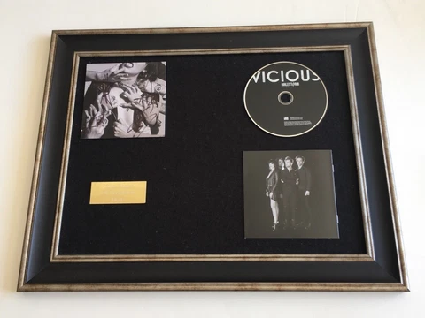 PERSONALLY SIGNED/AUTOGRAPHED HALESTORM - VICIOUS FRAMED CD PRESENTATION Cover